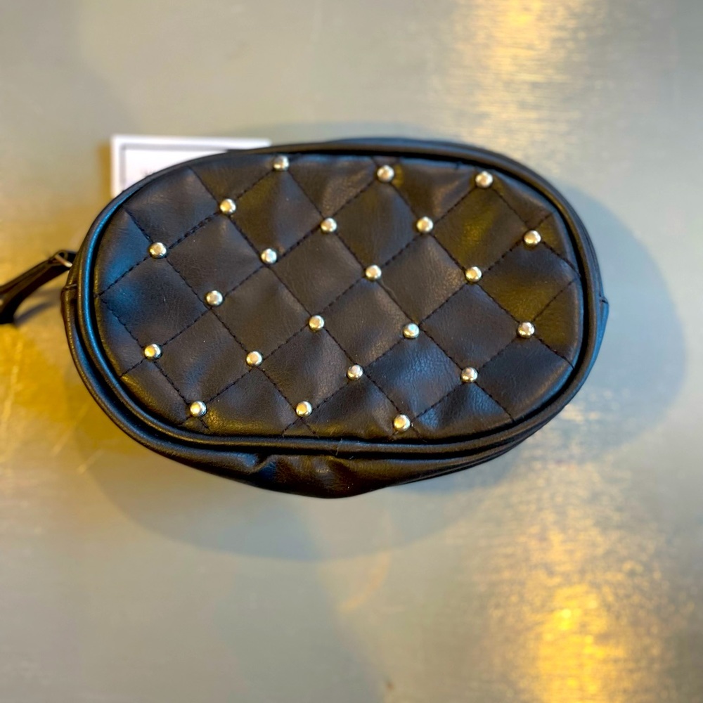 Black studded Fanny pack